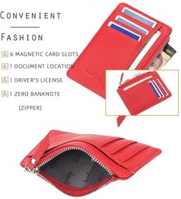 img 2 attached to DYJ Leather Pocket Wallet Blocking Women's Handbags & Wallets for Wallets