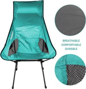 img 1 attached to 2 Pack Portable Camping Chairs: Lightweight, Folding, and Compact for Camp, Backpacking, Hiking, Beach, and Picnic - with Carry Bag