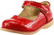 doll maker girl's t strap mary girls' shoes: stylish and comfortable footwear for your little fashionista logo