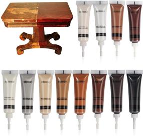 img 4 attached to SEISSO Wood Furniture Repair Kit - Restore Scratches & 🔧 Cracks, Ideal for Wood Floors, Laminates, Hardwoods - 12 Color Options, 20ml