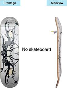 img 1 attached to 🛹 YYST Floating Skateboard Deck Display - Wall Mount Hanger for Longboards - Patent Pending - Type A