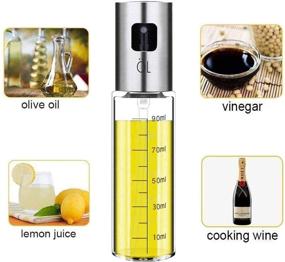 img 2 attached to 1 Pack of 3.4-Ounce Olive Oil Sprayer Misters Bottle for Air Fryer Cooking