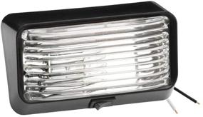 img 1 attached to 💡 Bargman 3078524 Clear Black Base Porch Lite: High-Quality, Stylish and Reliable Lighting Solution