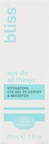 img 3 attached to 👁️ bliss Eye Do Hydrating Eye Gel - Depuff & Brighten, Paraben Free, Cruelty Free - 0.7 fl oz