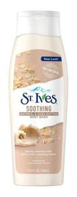 img 1 attached to 🛁 St. Ives Oatmeal & Shea Butter Body Wash, 13.50 oz (Pack of 3) - Moisturizing Formula