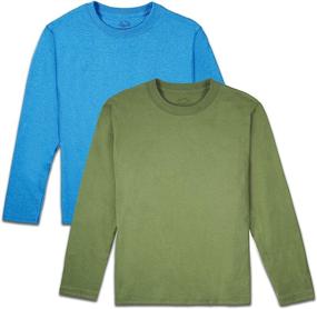 img 2 attached to 👕 Fruit of the Loom Boys' Tag-Free Cotton Tees: Assorted Color Multipacks for Ultimate Comfort