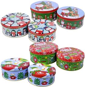 img 4 attached to Round Nesting Tins Designs Vary