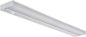 img 2 attached to 💡 NICOR Lighting 24 inch White T5 Fluorescent Under Cabinet Light Fixture - Illuminate Your Space with the 10366EB Model