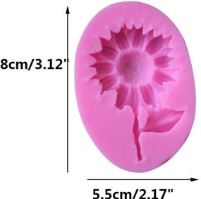 img 1 attached to Sunflower Silicone Flower Flowers Silicone