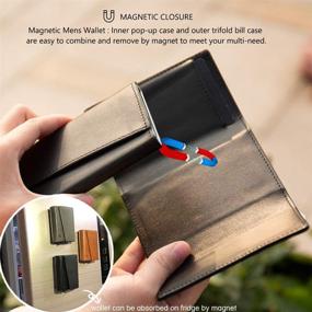 img 3 attached to ManChDa Blocking Magnetic Organizer Detachable Men's Accessories