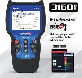 img 3 attached to 🚗 Innova 3160RS Pro OBD2 Scanner: Advanced Car Code Reader with Live Data, ABS, SRS, and Service Light Reset
