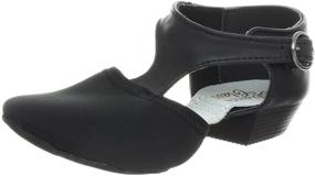 img 4 attached to Dance Class Venus T Strap Toddler Girls' Shoes: Perfect Footwear for Little Dancers