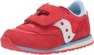 saucony unisex-child baby jazz hook & loop sneaker: comfortable and convenient footwear for kids logo