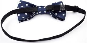 img 2 attached to 🎀 Handmade Pre-Tied Classic Polka Dot Bow Ties M132 by Carahere Boys - Optimize your SEO