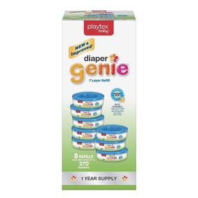 img 1 attached to 8-Pack Playtex Baby Diaper Genie Refill
