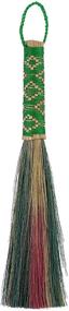 img 4 attached to 🧹 SN SKENNOVA - 12 inch Tall Handcrafted Whisk Duster Brush Broom with Colorful Randomly Chosen Nylon Thread Handle