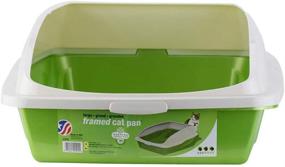 img 2 attached to 🐈 Van Ness CP4 Large Framed Cat Pan: Colorful and Spacious Litter Box for Your Feline Companion