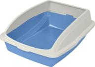 🐈 van ness cp4 large framed cat pan: colorful and spacious litter box for your feline companion logo