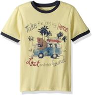 lucky brand apricot boys' clothing and toddler tops: graphic tees & shirts for boys logo