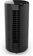 💨 vornado atom 1 oscillating tower fan: compact air circulator with 4 speeds, touch controls logo