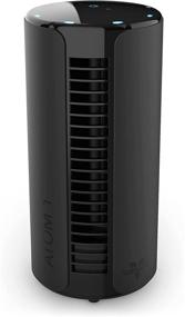 img 4 attached to 💨 Vornado Atom 1 Oscillating Tower Fan: Compact Air Circulator with 4 Speeds, Touch Controls