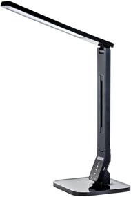 img 4 attached to 💡 Tenergy 11W Dimmable Desk Lamp with USB Charging Port, LED Adjustable Lighting for Reading - 5 Brightness Levels and 4 Light Colors Table Light