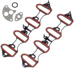 img 2 attached to 🔧 Vincos Intake Manifold Gasket MS92211 MS18007 MS4657 MS16340 - Compatible with Chevy Tahoe 2000-2003 5.3L & 4.8L, Silverado/Sierra 2001-2003 6.0L, Silverado/Sierra/Yukon XL/Suburban/Avalanche 1500 2002-2003 5.3L