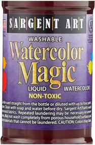 img 1 attached to 🎨 Sargent Art 22-6210 - Watercolor Magic Set: 10-Count, 4-Ounce Bottles - Vibrant Artists' Watercolors