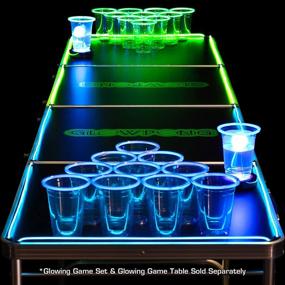 img 1 attached to 🍻 GLOWPONG Combo Pack - LED Ball Charger + 6 Glow Game Balls for Indoor/Outdoor Nighttime Glow-in-The-Dark Beer Pong Drinking Game Fun and General Purpose Neon Glowing Party Game Competition