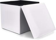 wonenice storage ottoman leather folding furniture logo