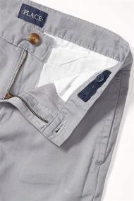 img 1 attached to 👖 Boys' Stretch Chino Pants from Childrens Place Uniform - Essential Clothing