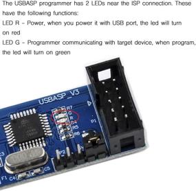 img 2 attached to 💻 DIYmall USBASP Programmer: Enhanced AVR Downtloader & Flash Tool for Arduino Ender 3 Pro 5V/3.3V with Jumper Cap