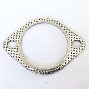 img 1 attached to 🔍 Find Ticon Industries 2 Bolt MLSG High Temp Exhaust Gasket 3" I.D. - Heavy Duty - 120-07610-0001 (Qty 1)