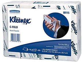 img 2 attached to 🧻 Kleenex(R) C-Fold Towels, 600 Towels in Total, 4 Sleeves of 150 Count Each
