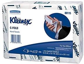 img 3 attached to 🧻 Kleenex(R) C-Fold Towels, 600 Towels in Total, 4 Sleeves of 150 Count Each