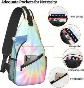 img 1 attached to Backpack Crossbody Daypacks Pattern Shoulder Backpacks