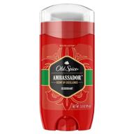 🌹 old spice ambassador scent of excellence deodorant, red collection, 3 ounce logo
