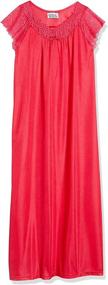 img 1 attached to AmeriMark Womens Nightgown Loungewear Sleeves Women's Clothing and Lingerie, Sleep & Lounge