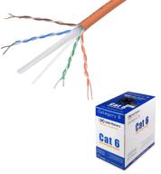 кабель cable matters ul listed in-wall (cm) rated bare copper cat 6 длиной 1000 футов (медный экранированный кабель cat6, 1000 футов в бухте) логотип
