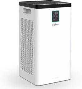 img 4 attached to COLZER 3000 Sq Ft Air Purifier: Dual H13 True Hepa Filter, Powerful Dust Removal, Super Quiet Sleep Mode - Ideal for Large Rooms and Bedrooms