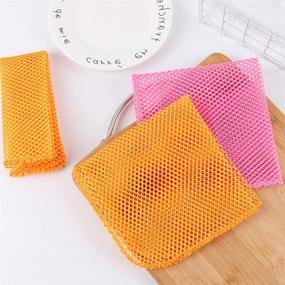 img 1 attached to 🧼 Nurkeen Dish Rags: Odor-free Mesh Cloths for Quick Drying and Effective Dishwashing