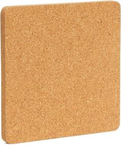 img 1 attached to Corkboard Placemats: Stylish, Square and Perfect for Kitchen Kettles!