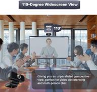 high-definition 1080p webcam for computers - usb pc webcam with privacy shutter, tripod stand, and 110 degree wide-angle recording - professional video web camera for live streaming, calling, and conferencing logo