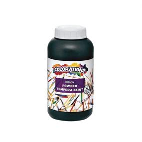 img 4 attached to 🎨 Black Powder Tempera Paint - 1lb. Colorations: Affordable, Concentrated & Vibrant! Non-Toxic & Safe for Kids. Ideal for Arts & Crafts. Dilute as Needed.