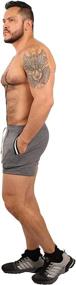 img 3 attached to Fenix Fit Shorts Casual Spandex Men's Clothing and Active