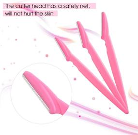 img 2 attached to 🪒 FEPITO Eyebrow Razor Shapers: 20Pcs Trimmers for Women and Men - Multipurpose Face Hair Removers & Exfoliating Razor