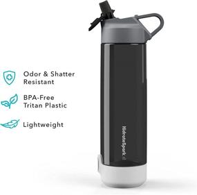 img 3 attached to HidrateSpark Bottle Intake Remind Hydrated Outdoor Recreation