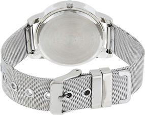 img 3 attached to 🕰️ U.S. Polo Assn. Women's Silver Analog-Quartz Watch with Alloy Strap - Model USC40109