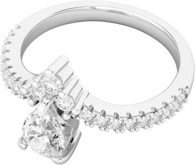 img 2 attached to Sterling Princess Simulated Diamond Engagement