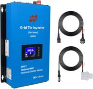 🔌 marsrock solar panel inverter - 1000w pv grid tie power limiter with wide voltage range of 22-60vdc, ac110v/220v auto switch (1000w24v) logo
